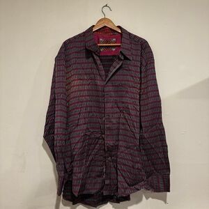 Robert Graham Mens Long Sleeve Dress Shirt Size 3XL